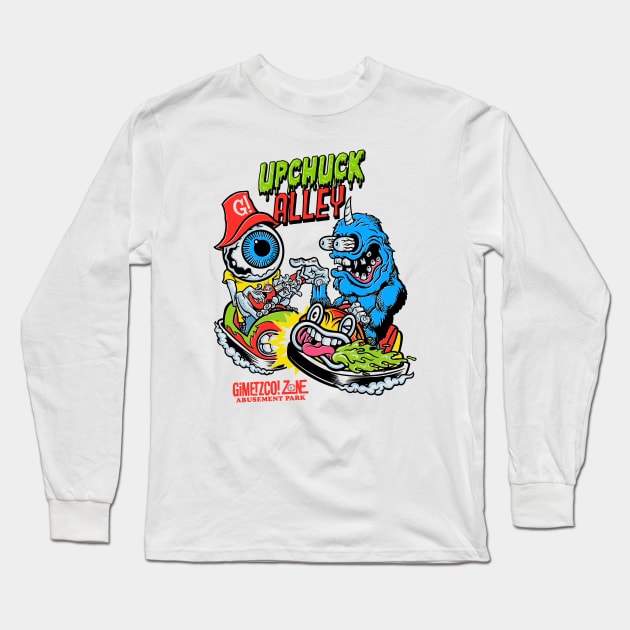 Upchuck Alley - G’Zap! Long Sleeve T-Shirt by GiMETZCO!